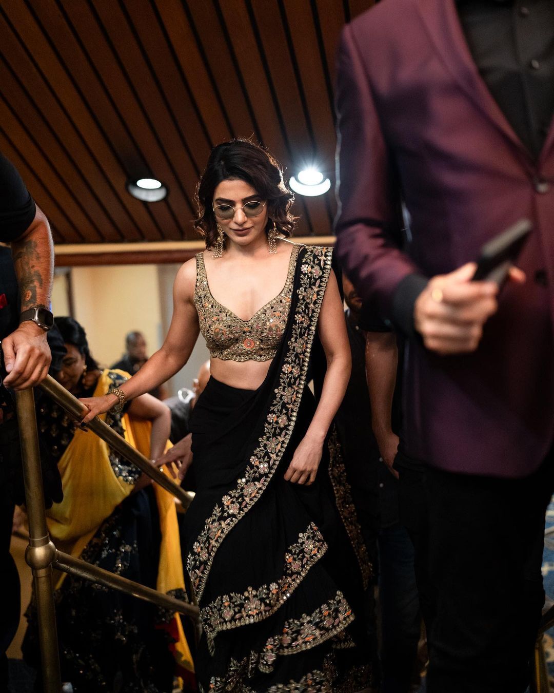 Samantha Ruth Prabhu Dazzles in ₹1.38 Lakh Arpita Mehta Saree On New York Streets