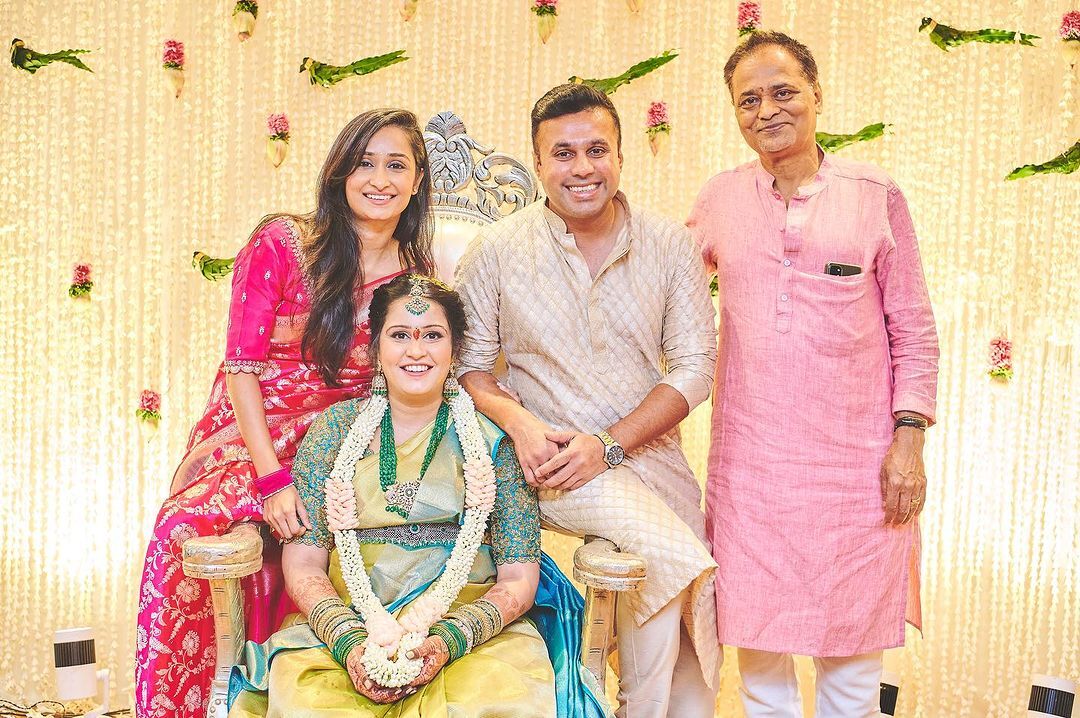 Kannada Star Ashita Chandrappa Shines at Traditional Baby Shower, Radiates Joy in Silk Saree