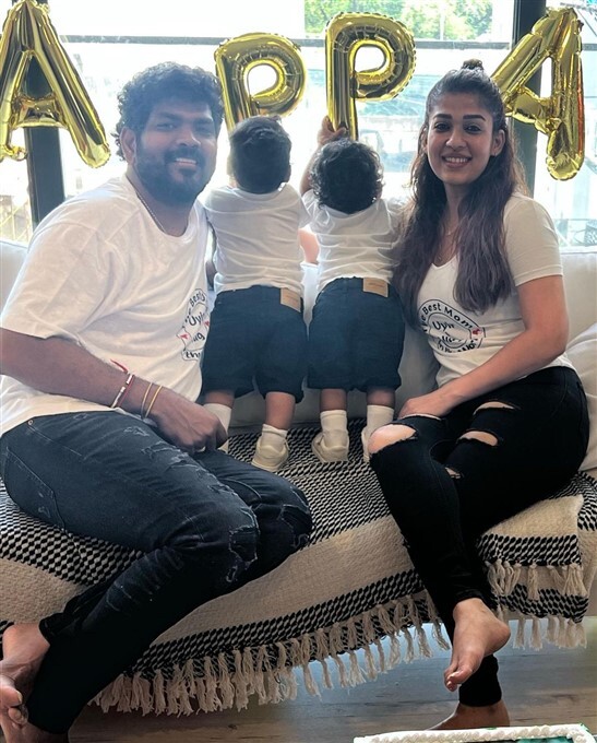 ಲೇಡಿ ಸೂಪರ್‌ಸ್ಟಾರ್ ನಯನತಾರಾ ಮತ್ತು ವಿಘ್ನೇಶ್ ಶಿವನ್ ಅವರ ಅವಳಿ ಮಕ್ಕಳ ಕ್ಯೂಟ್ ಫೋಟೋಸ್