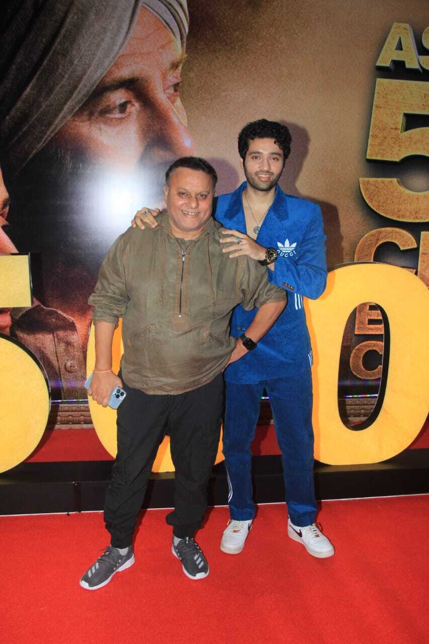 Sunny Deol, Ameesha Patel, Anil Sharma and other celebs grace the success bash of Gadar 2 at Novotel hotel in Juhu