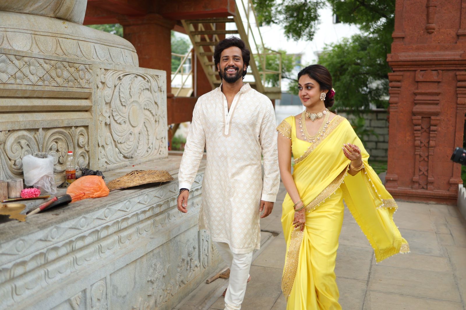 Arjun Sarja: హీరోతో అర్జున్‌ సర్జా కూతురు ఎంగేజ్మెంట్‌.. ఎంత అందంగా ఉందో.. ఫోటోస్ చూశారా?