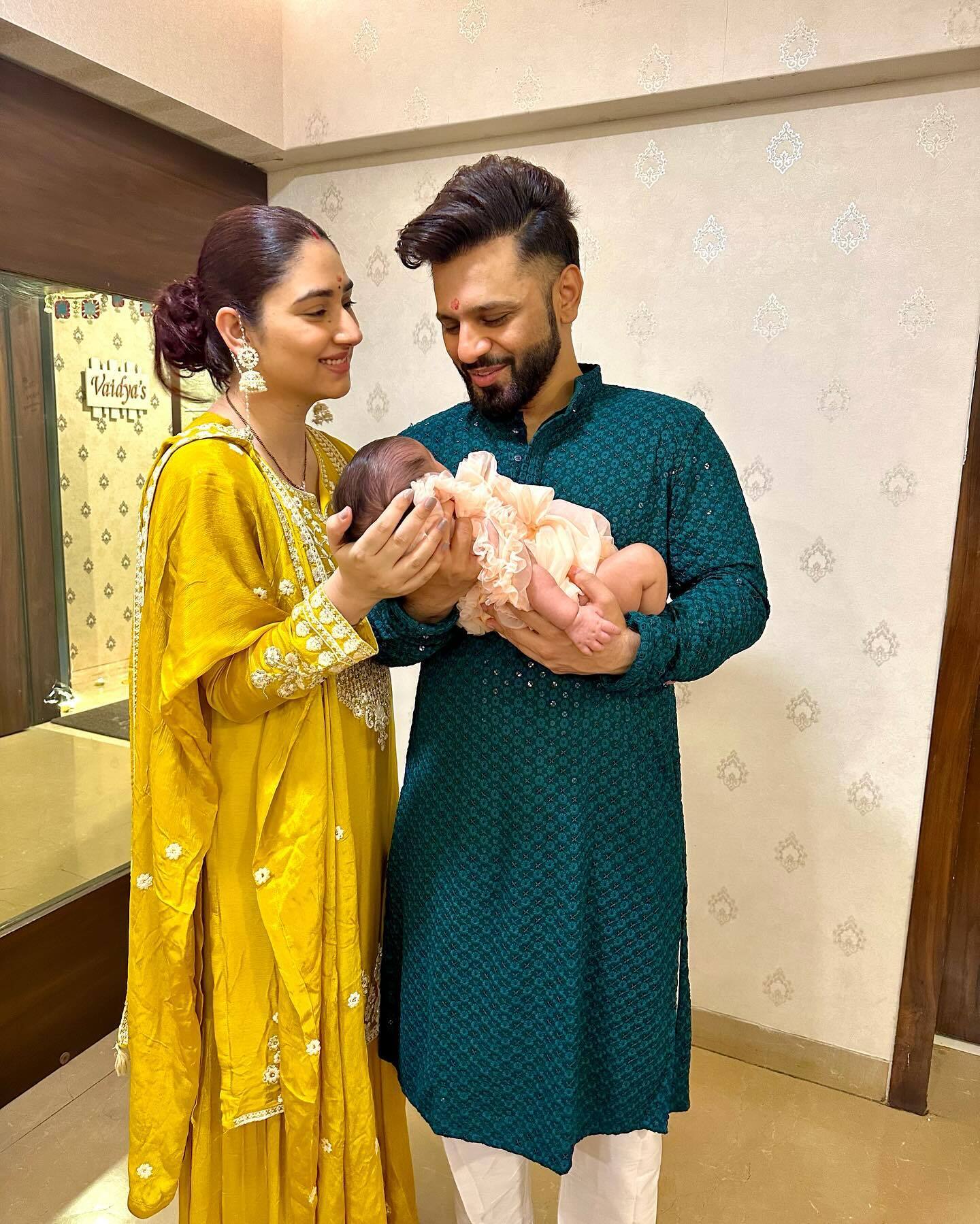 दिशा परमार और राहुल वैद्य ने रखी नन्ही परी की नामकरण सेरेमनी, फैन्स के साथ शेयर की खूबसूरत तस्वीरें 