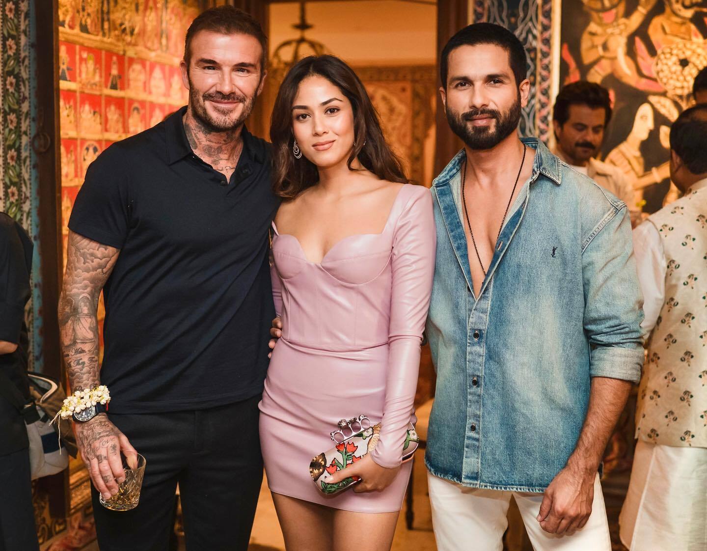 David Beckham in the Spotlight, Spotted Meeting Indian Celebrities