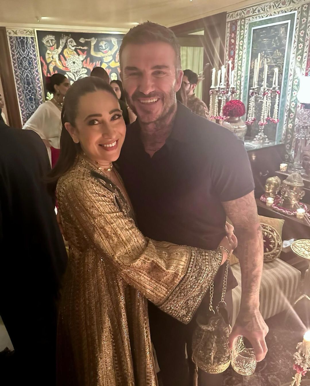 David Beckham in the Spotlight, Spotted Meeting Indian Celebrities