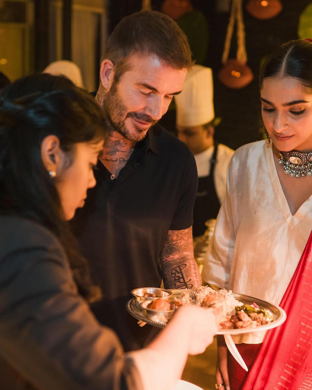David Beckham in the Spotlight, Spotted Meeting Indian Celebrities