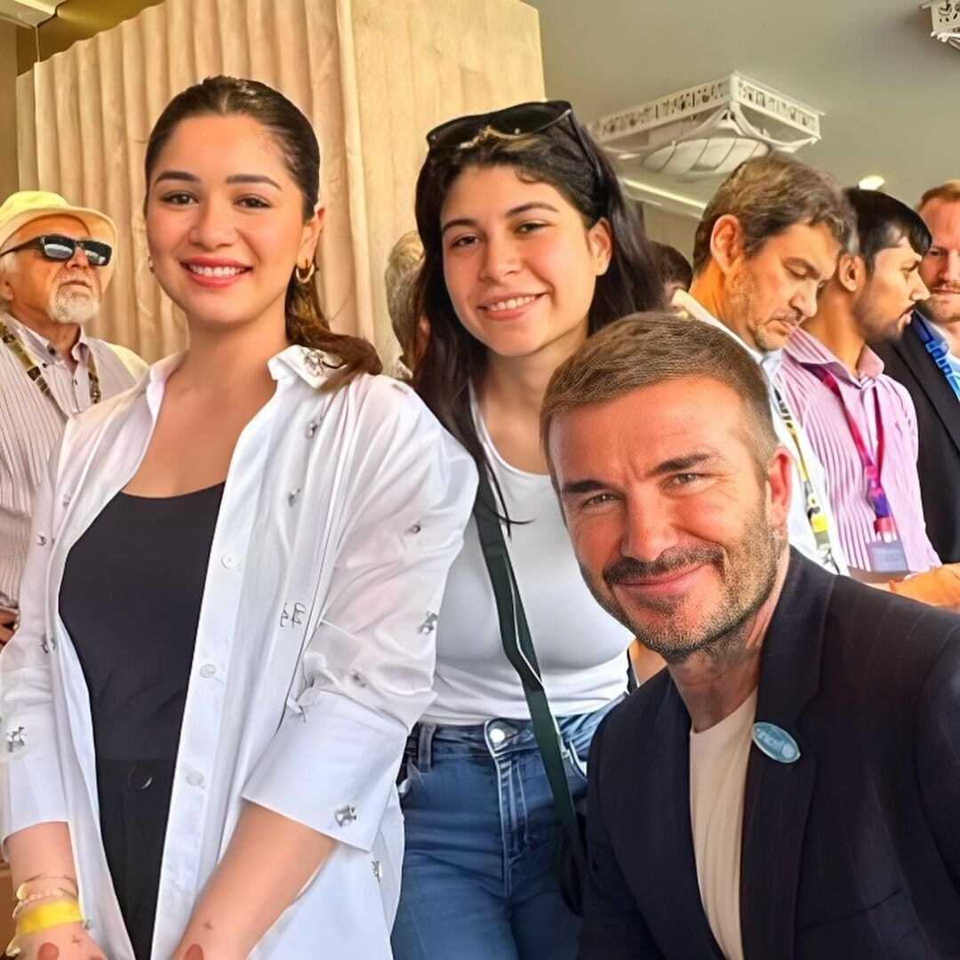 David Beckham in the Spotlight, Spotted Meeting Indian Celebrities