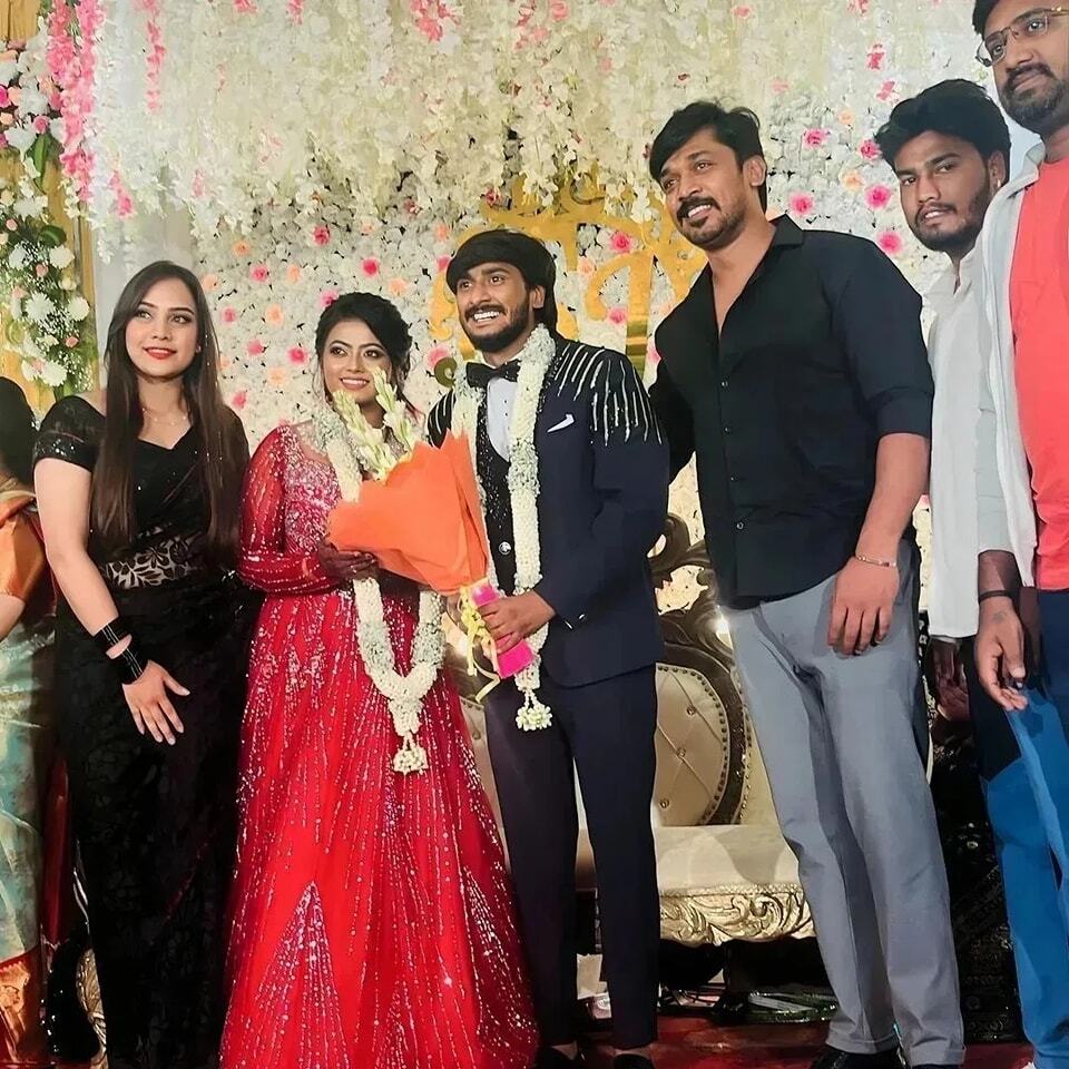 Majabharatha Fame Jagappa And Sushmitha Gowda Marriage Photos