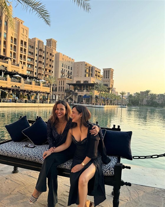 Neha Rings 36th Birthday on Dubai's Beaches with Sister Aisha Sharma
