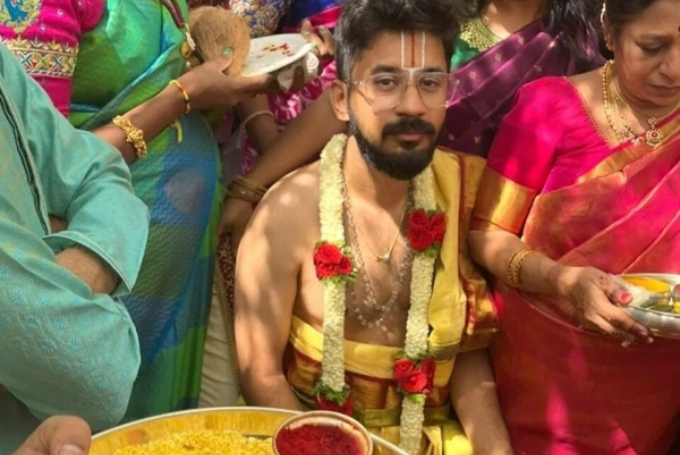 ಸಂಗೀತ ನಿರ್ದೇಶಕ, ನಟ, ಗಾಯಕ ವಾಸುಕಿ ವೈಭವ್ ಮದುವೆಯ ಚಿತ್ರಗಳು