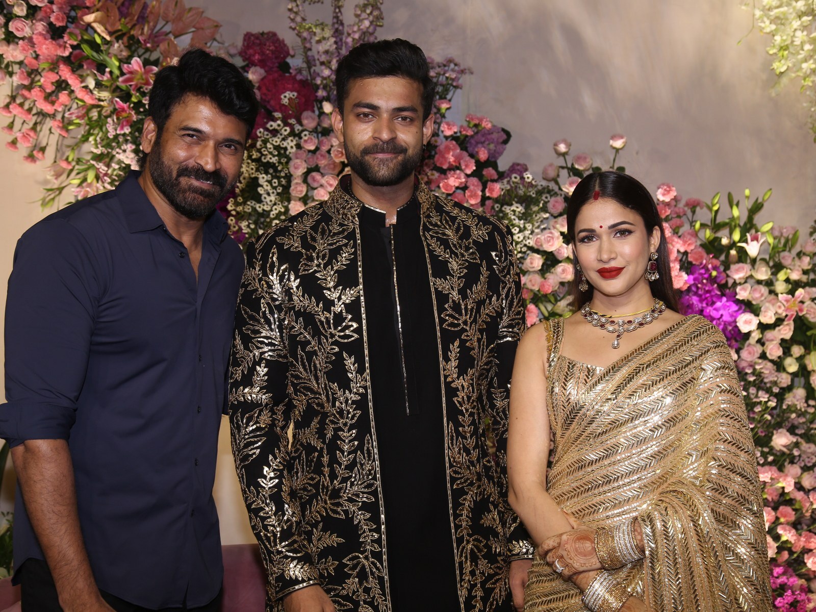 Varun Tej And Lavanya  Wedding Reception ; See Lavish Celebration Photos