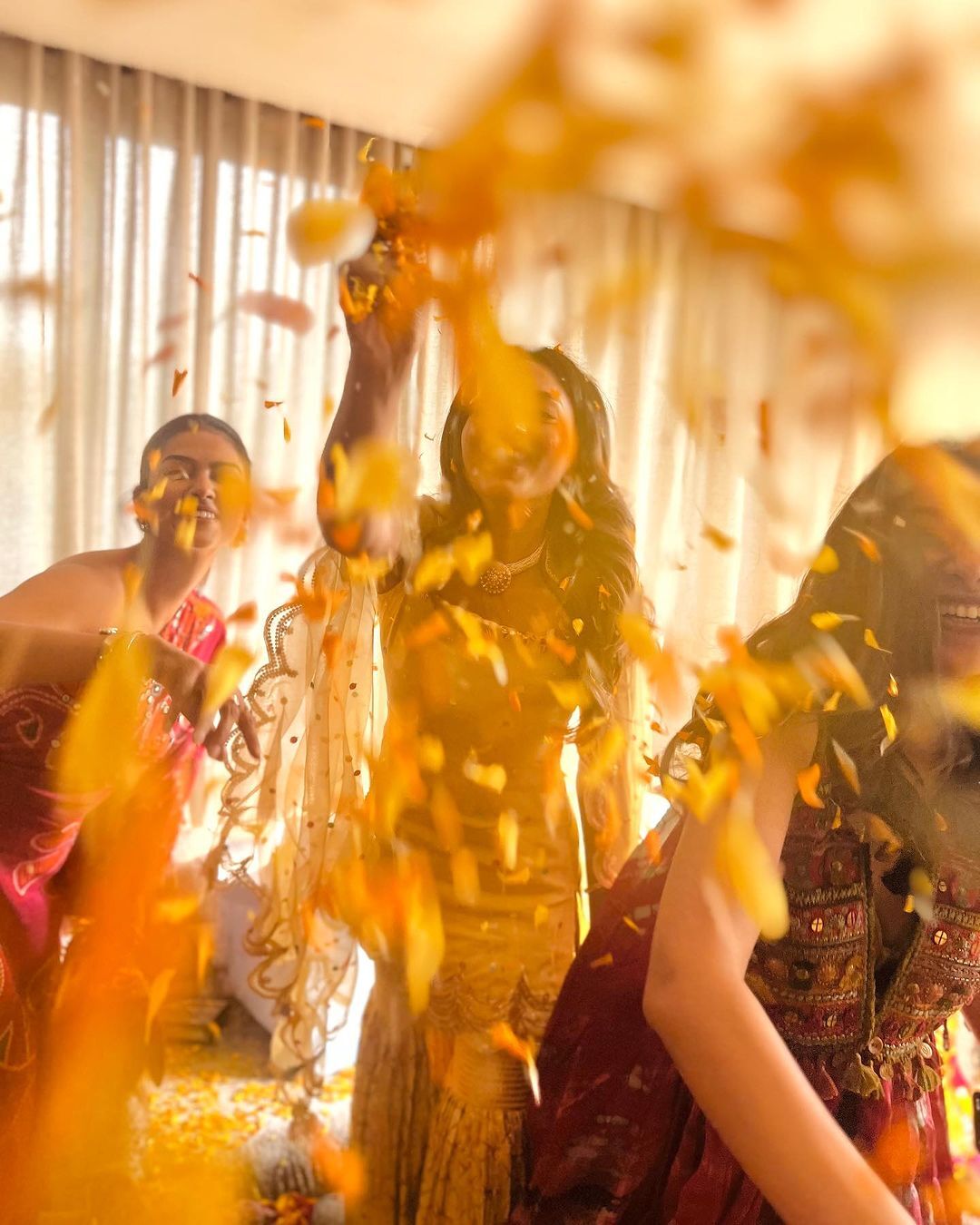 Alia Bhatt Glows in Pink Elegance at Friend's Pre-Wedding Celebration