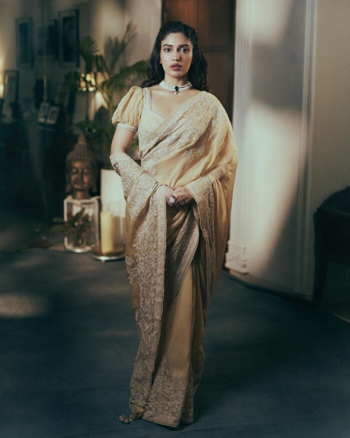 Bhumi Pednekar ने साड़ी में दिखाया हॉट लुक, तस्वीरें देख फैन्स बोले- 'भूमि रानी'