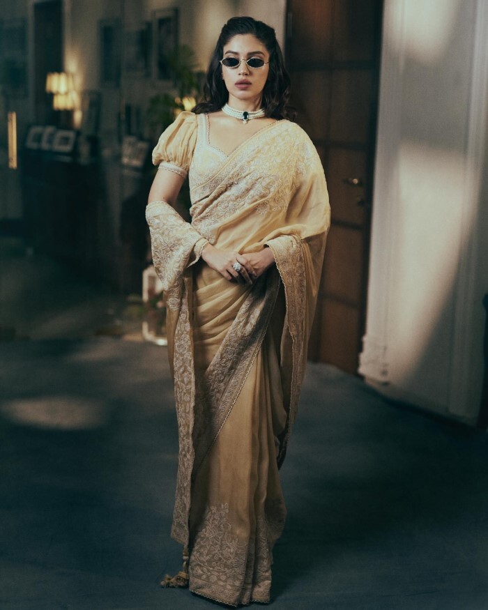 Bhumi Pednekar ने साड़ी में दिखाया हॉट लुक, तस्वीरें देख फैन्स बोले- 'भूमि रानी'