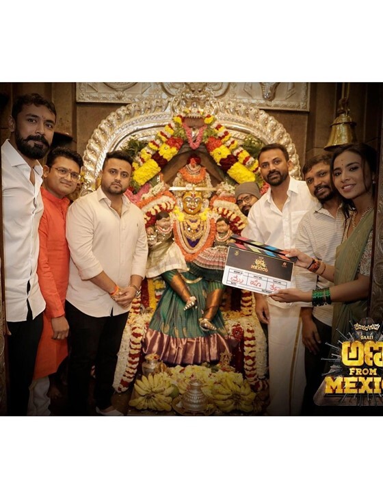 ಬಂಡೆ ಮಹಾಕಾಳಿ ಆಶೀರ್ವಾದದೊಂದಿಗೆ ಸೆಟ್ಟೇರಿದ ಡಾಲಿ ಧನಂಜಯ್ ನಟನೆಯ 'ಅಣ್ಣ From Mexico'  