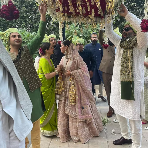 Sanya Malhotra Sister Shagun's Wedding Ceremony Photos