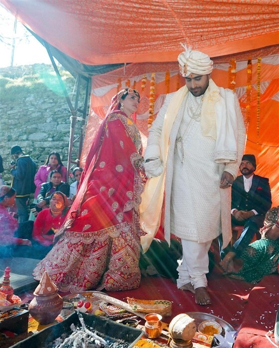 Telugu Actress Chitra Shukla Says 'I Do' to IFS Vaibhav Upadhyay in Uttarakhand