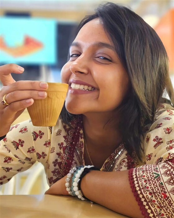 Nisha Ravikrishnan: 'ಹೊಟ್ಟೆ ಒಳಗಿಂದ ಚಿಟ್ಟೆ ಹಾರಿದೆ' ಎನ್ನುತ್ತಾ ಚಹಾ ಸವಿದ ಗಟ್ಟಿಮೇಳದ 'ಅಮ್ಮು'