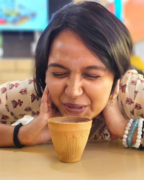 Nisha Ravikrishnan: 'ಹೊಟ್ಟೆ ಒಳಗಿಂದ ಚಿಟ್ಟೆ ಹಾರಿದೆ' ಎನ್ನುತ್ತಾ ಚಹಾ ಸವಿದ ಗಟ್ಟಿಮೇಳದ 'ಅಮ್ಮು'