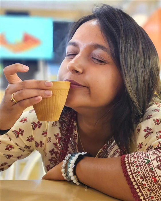 Nisha Ravikrishnan: 'ಹೊಟ್ಟೆ ಒಳಗಿಂದ ಚಿಟ್ಟೆ ಹಾರಿದೆ' ಎನ್ನುತ್ತಾ ಚಹಾ ಸವಿದ ಗಟ್ಟಿಮೇಳದ 'ಅಮ್ಮು'