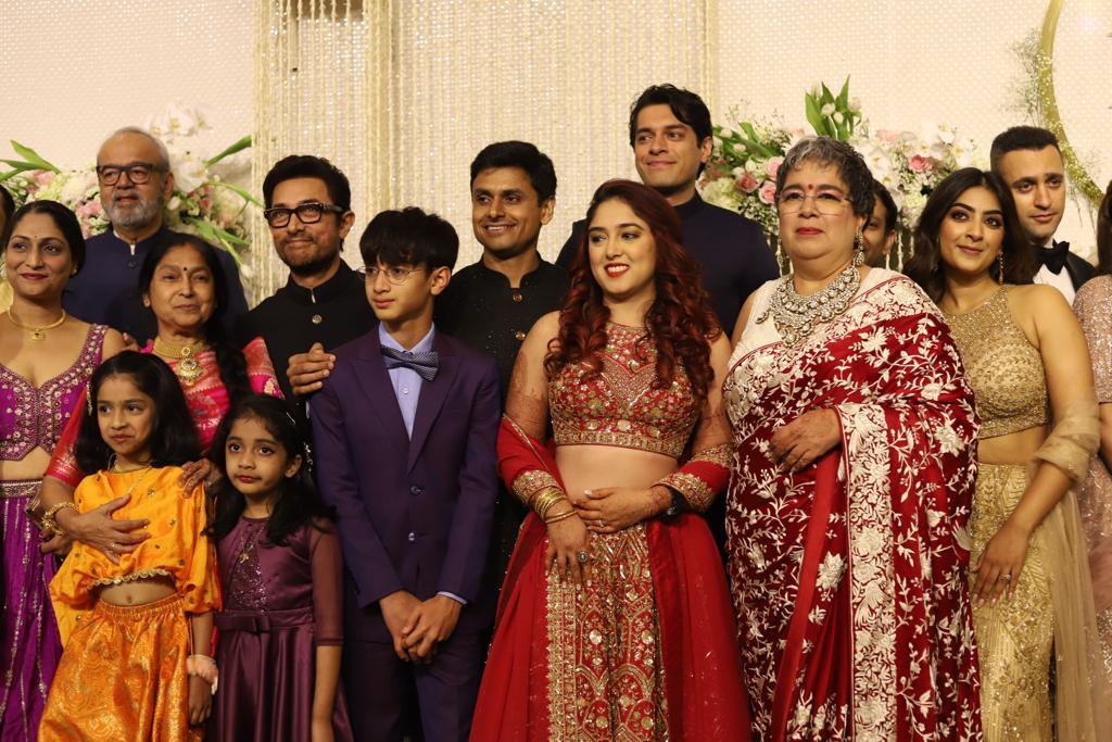 Aamir Khan Daughter Ira-Nupur's Wedding Reception, Couple Arrives With Family