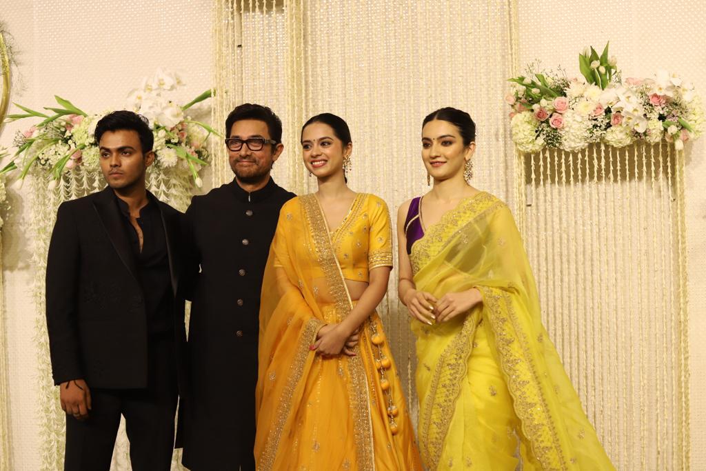 Aamir Khan Daughter Ira-Nupur's Wedding Reception, Couple Arrives With Family
