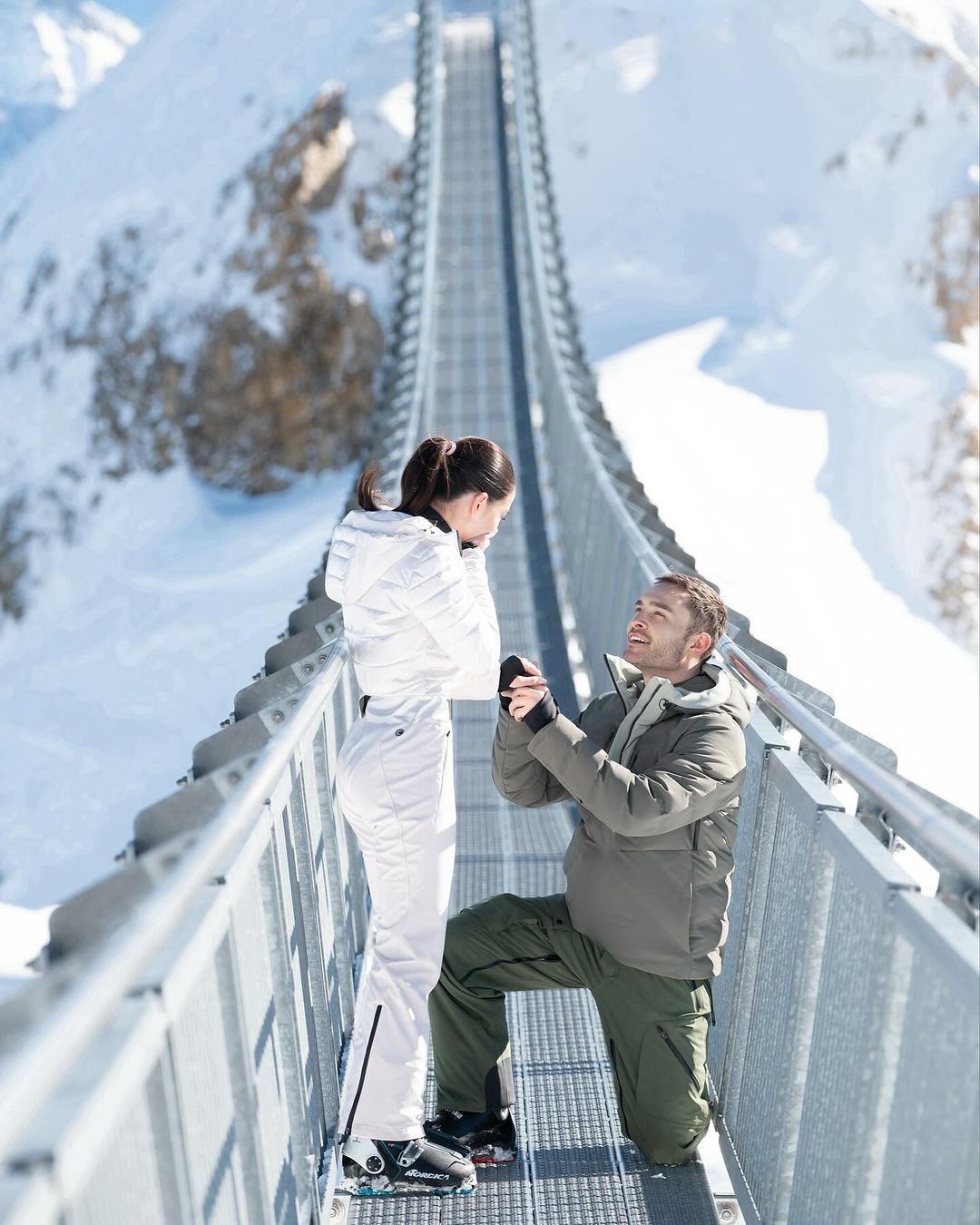 Amy Jackson Announces Engagement to Boyfriend Ed Westwick Through Romantic Proposal Photos