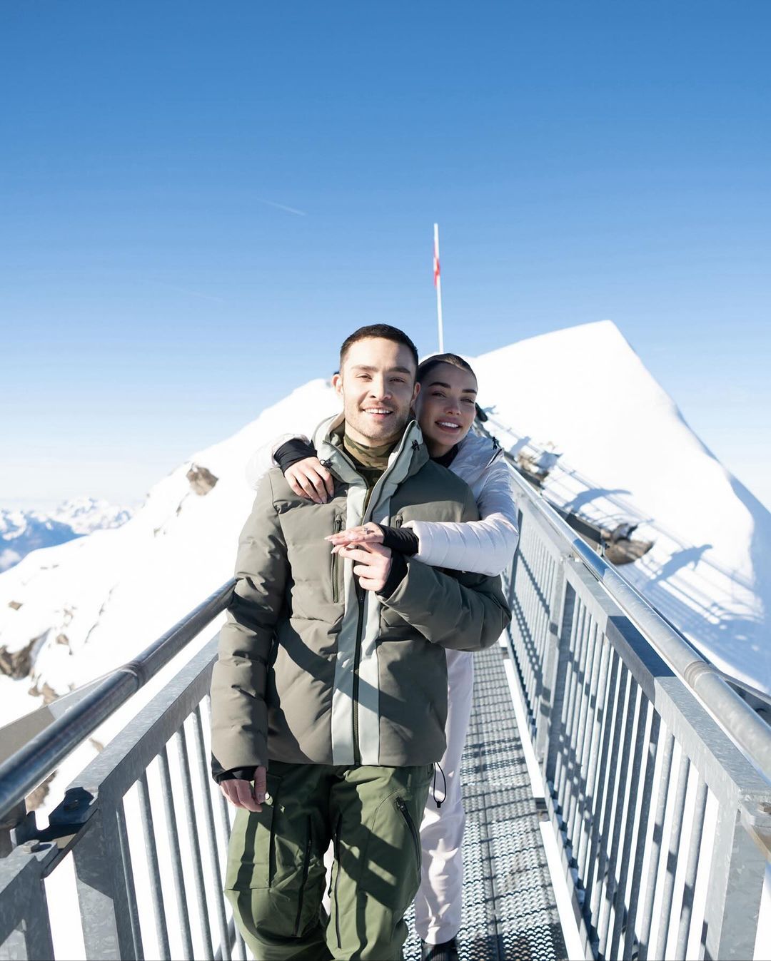 Amy Jackson Announces Engagement to Boyfriend Ed Westwick Through Romantic Proposal Photos