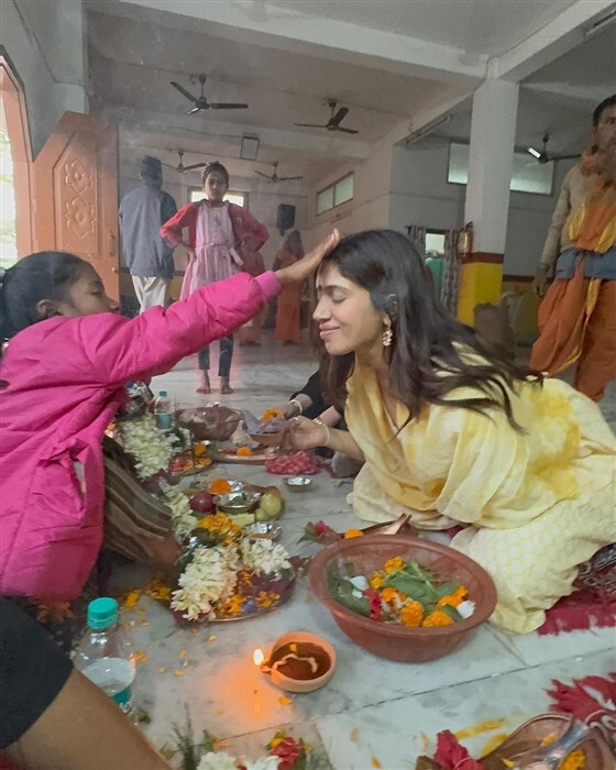 Bhumi Pednekar Shares Serene Moments from Kamakhya Devi Temple Visit with Sister Samiksha