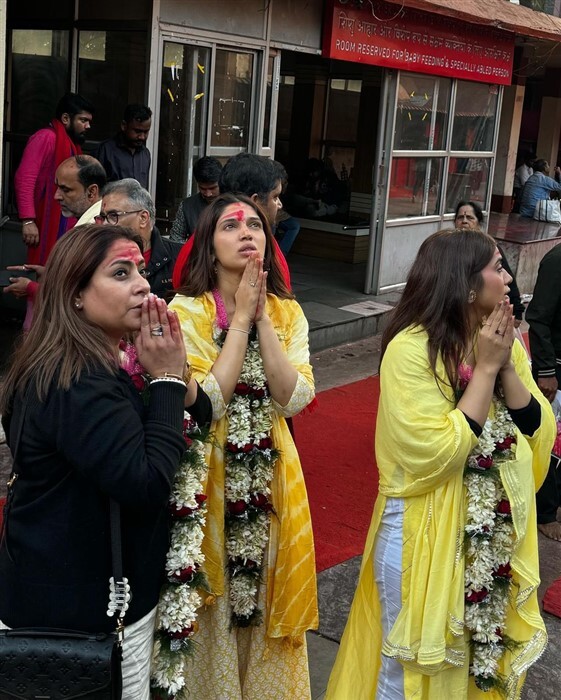 Bhumi Pednekar Shares Serene Moments from Kamakhya Devi Temple Visit with Sister Samiksha