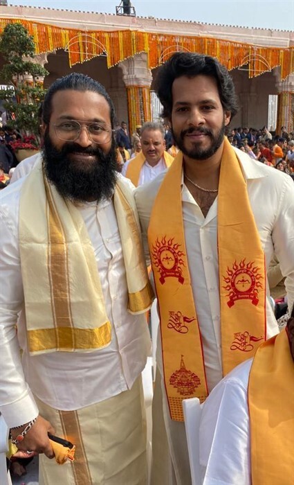 ಅಯೋಧ್ಯೆ ನೂತನ ರಾಮಮಂದಿರದ ಆವರಣದಲ್ಲಿ ಕಂಡ ತಾರೆಯರ ಚಿತ್ರಗಳು