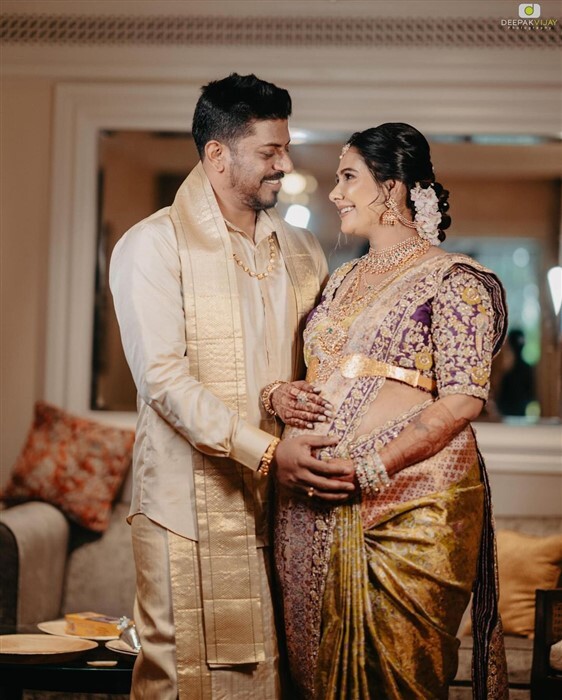 ನಟಿ ಕಾವ್ಯಾ ಗೌಡ ಅದ್ಧೂರಿ ಸೀಮಂತ ಸಮಾರಂಭದ ಫೋಟೋಗಳು 