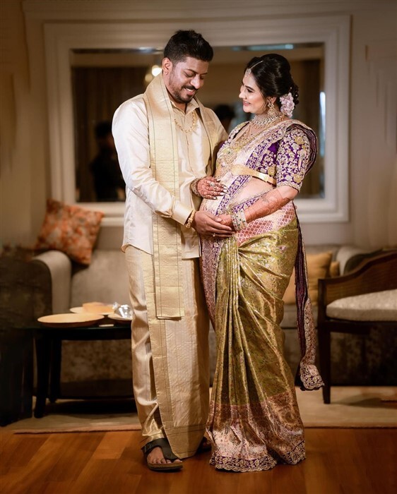 ನಟಿ ಕಾವ್ಯಾ ಗೌಡ ಅದ್ಧೂರಿ ಸೀಮಂತ ಸಮಾರಂಭದ ಫೋಟೋಗಳು 