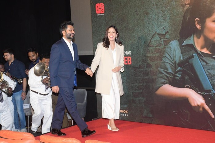 Aditya and  Yami Gautam at Article 370 Trailer