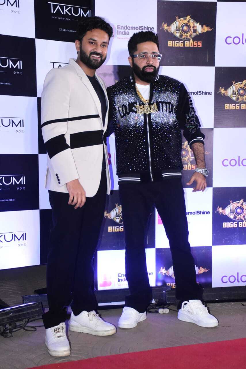 Tehelka and Arun Mashetty at Bigg Boss 17 success bash.