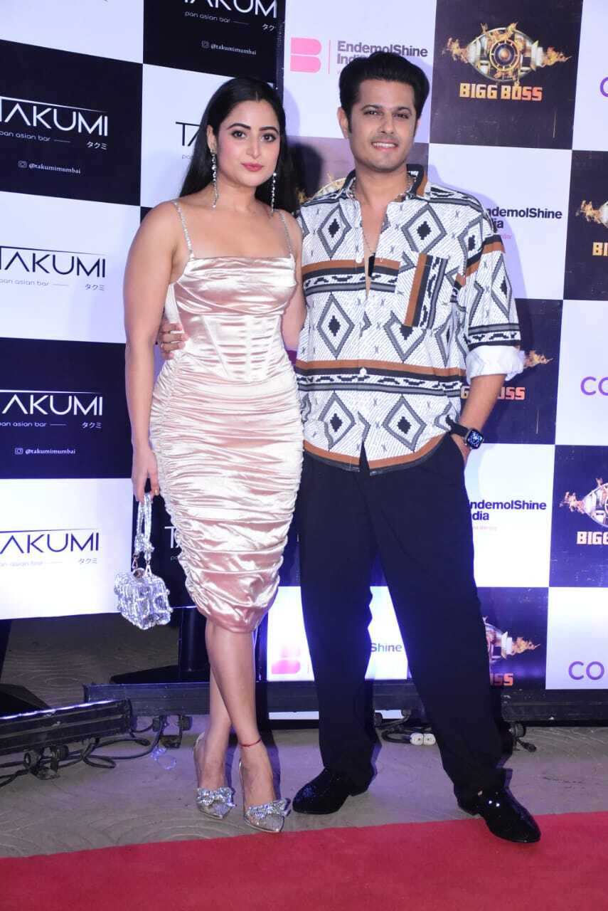 Neil Bhatt and Aishwarya Sharma at Bigg Boss 17 success bash.