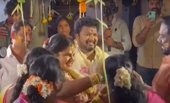 Comedian Robo Shankar's Daughter Indraja Sankar Engaged To Maternal Uncle Karthi, See Pics