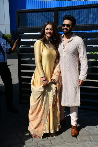 Newlyweds Rakul Preet Singh- Jackky Bhagnani