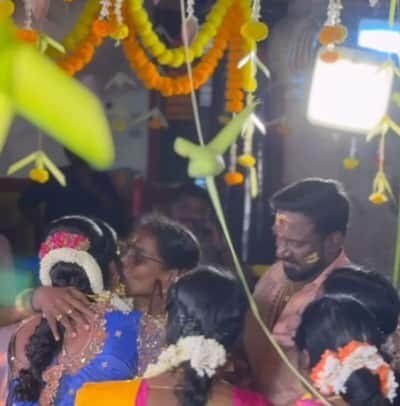 A Sparkling Union: Robo Shankar's Daughter Indraja's Engagement photos