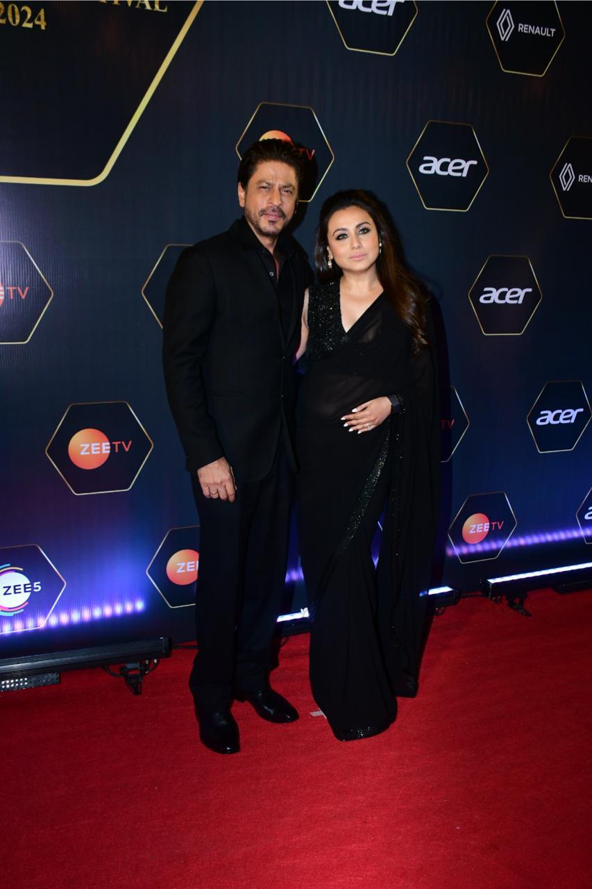 Shahrukh Khan and Rani Mukherji  at Dadasaheb Phalke International Film Festival Awards 2024