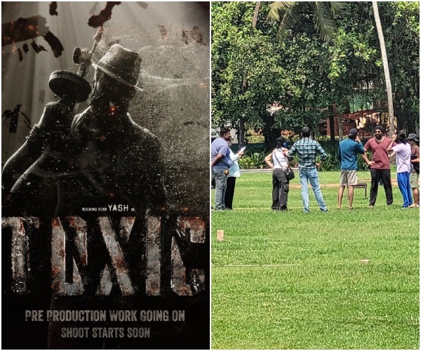 Actress Radika Pandit introduced her personal photographer from Toxic sets