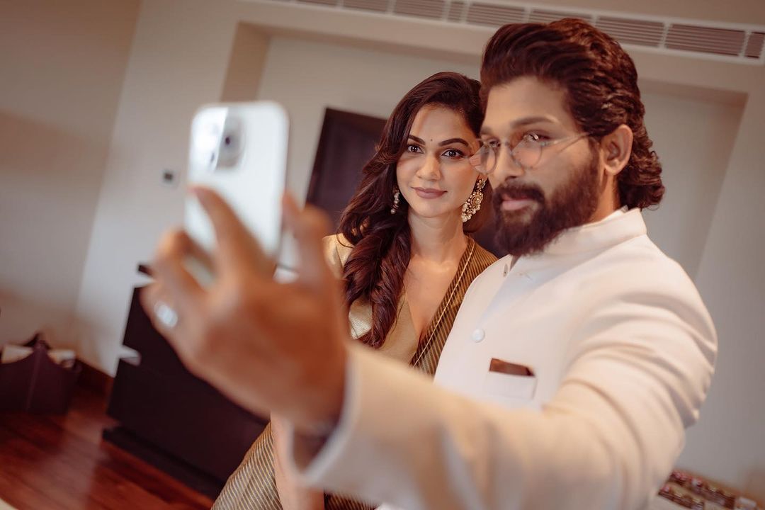 Allu Arjun and Sneha Reddy's love story remains as magical as ever.