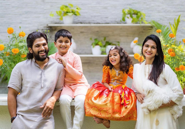 Allu Arjun and Sneha Reddy