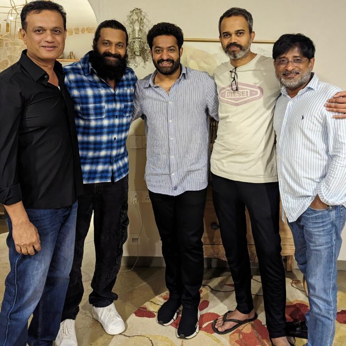 Jr NTR meeting with Rishab shetty raises curiosity, see pics
