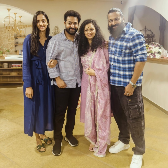 Jr NTR meeting with Rishab shetty raises curiosity, see pics