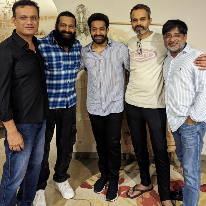 Jr NTR meeting with Rishab shetty raises curiosity, see pics