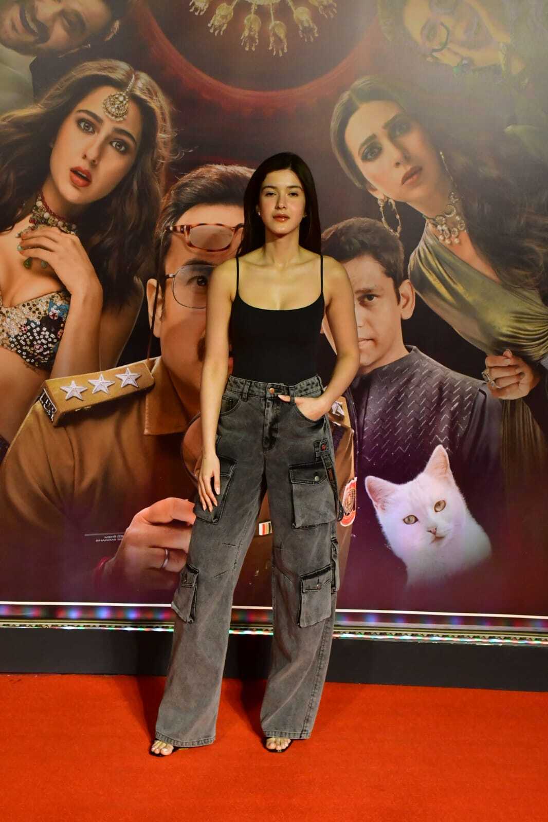 Shanaya Kapoor at the special screening of Murder Mubarak.