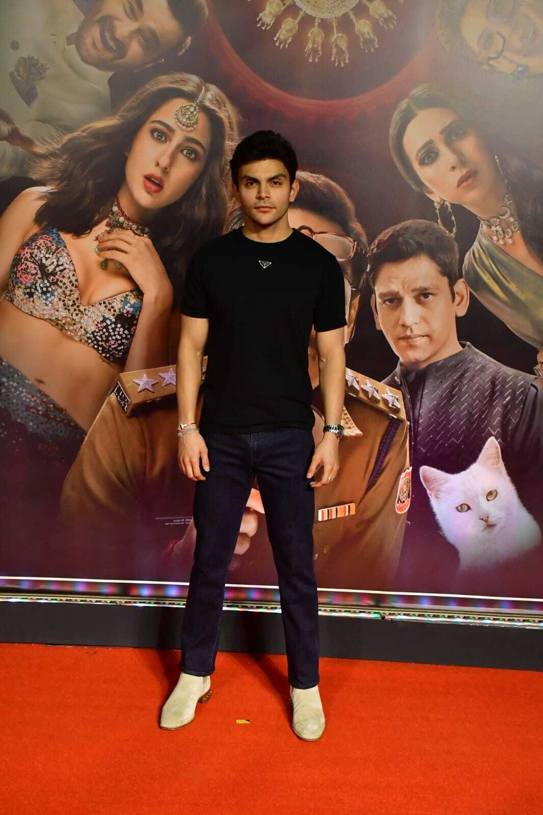 Veer Pahariya at the special screening of Murder Mubarak.