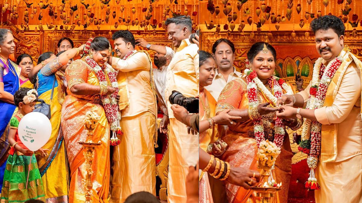 Robo Shankar daughter Indraja Shankar Wedding photos