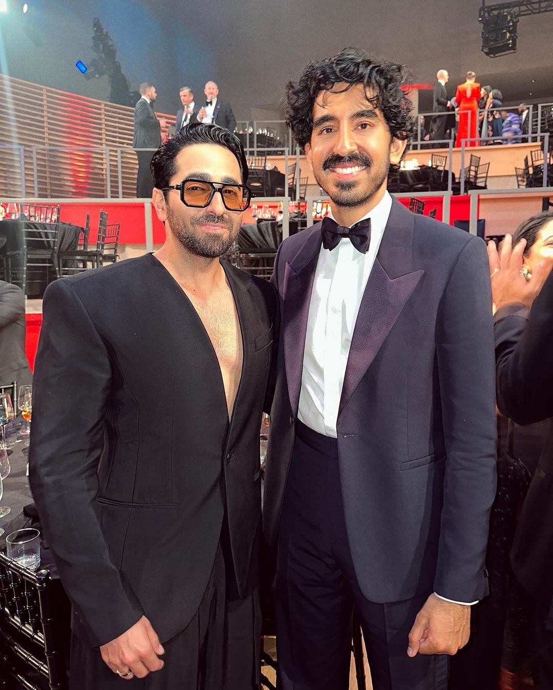 Ayushmann with Dev Patel