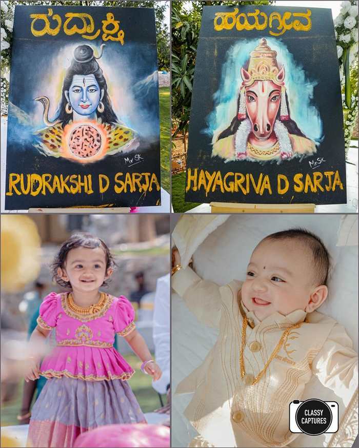 Dhruva Sarja named his son “Hayagriva D Sarja”
